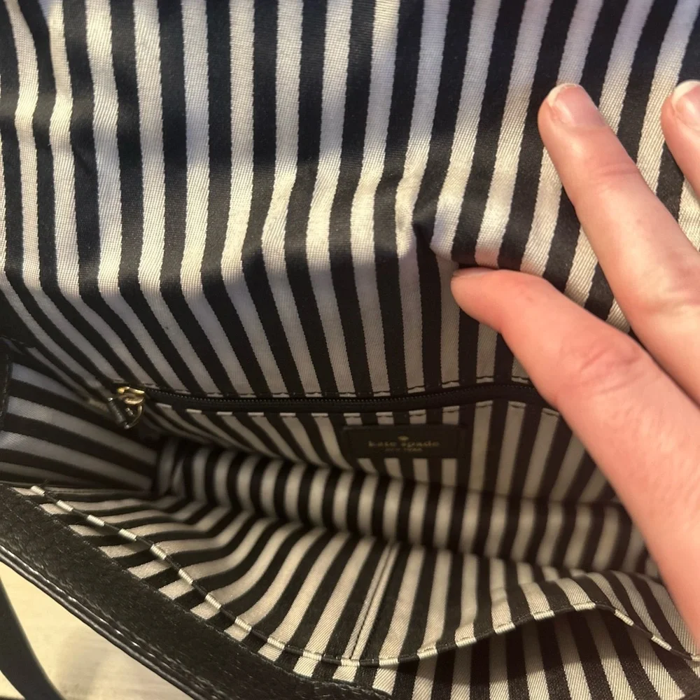 Kate Spade Pebbled Leather black Crossbody Bag - Picture 10 of 12